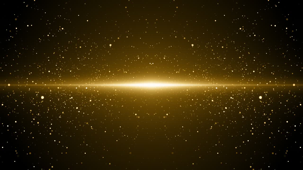 입자 금 반이는 보케상 먼지 추상적인 배경 루프