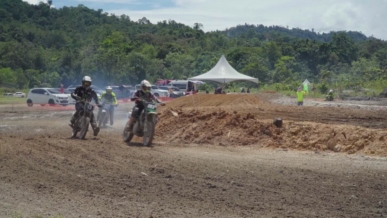 Serikin Bau Dirt Bike Race,Kuching,Borneo.
