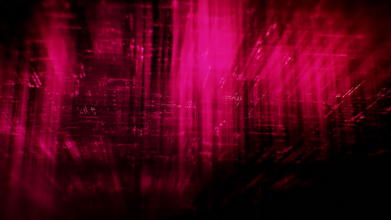 Futuristic network simulation blending AI, quantum physics, and deep learning, with a particle matrix analyzing data in a sleek, background animation display