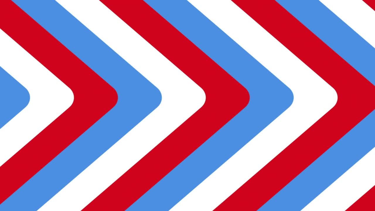 Animation of colourful spots over arrows moving