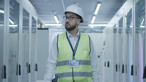 technician in a data center