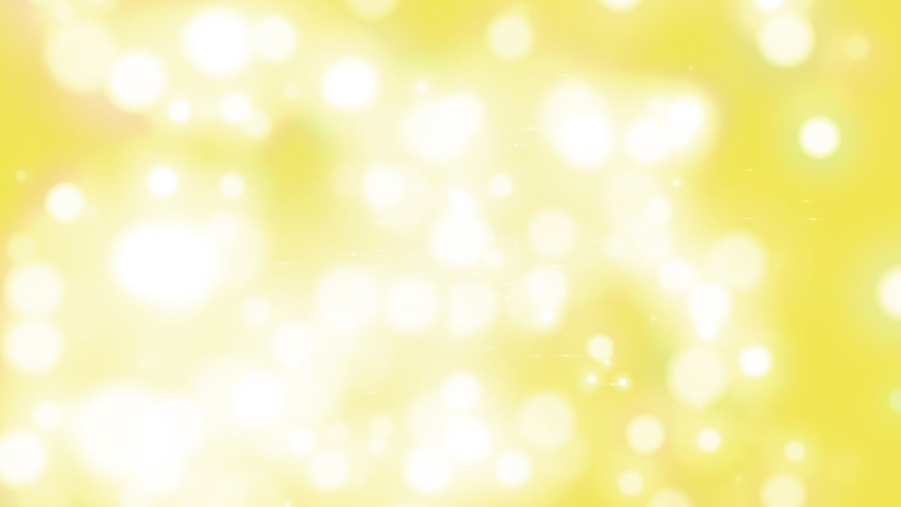 4k 추상 루프, 흐릿한 모션, 보케 애니메이션, 노란색 배경