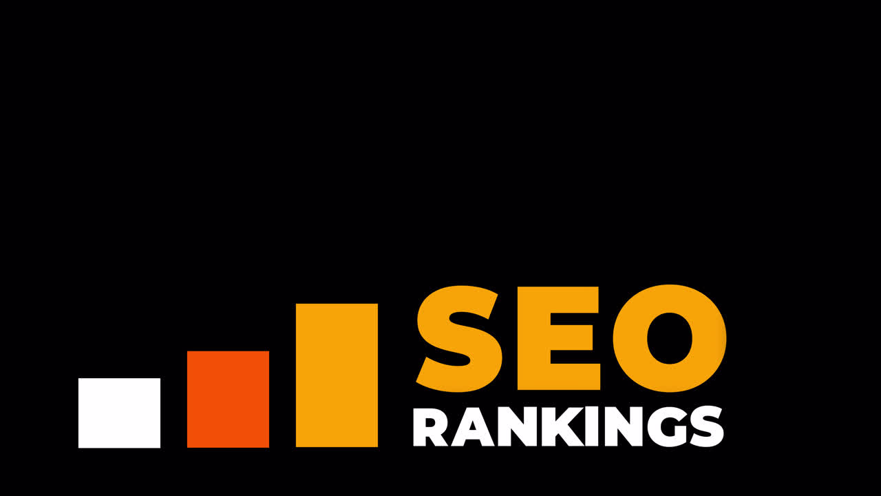 Animated Bar Chart Showing SEO Rankings Growth