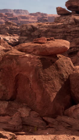 red rock formations in the desert