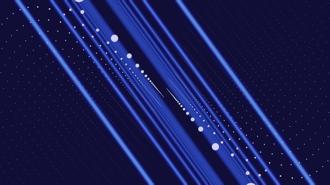 추상적인 파란 선과 점 배경