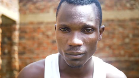 A-close-up-shot-of-a-mean-looking-young-African-gangster