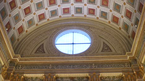 the basilica of sant'andrea roman catholic in mantova, italy. low angle shot