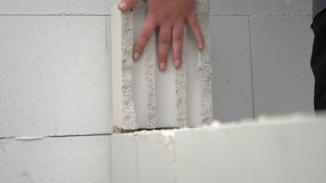 laying sand-lime brick with lime mortar