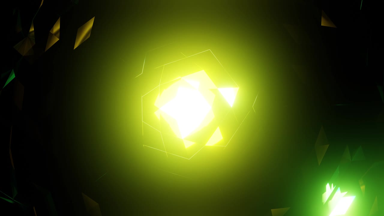 el ecualizador cristalizado multicolor de bucle vj