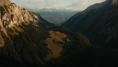 alpine valley sunset