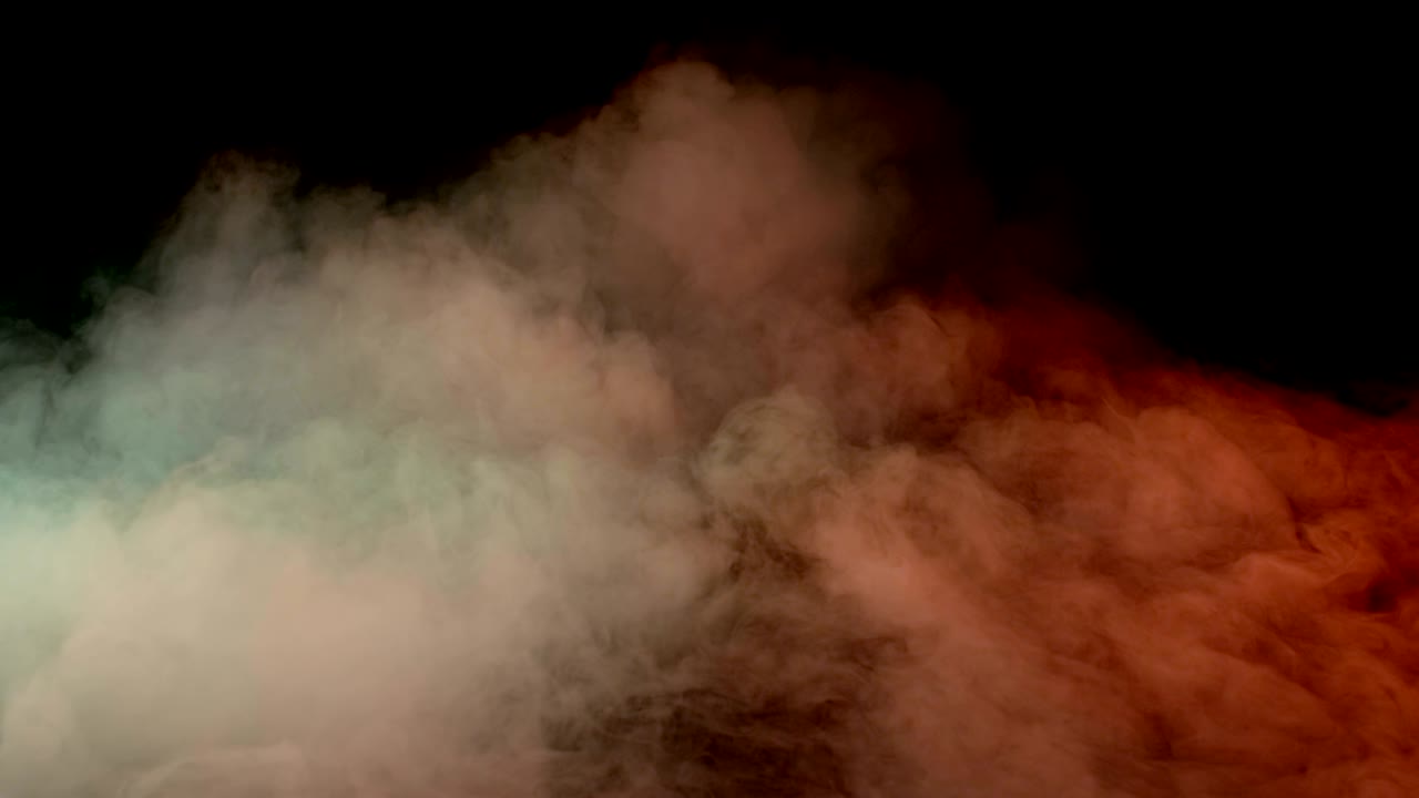 nubes de humo de hielo seco realista