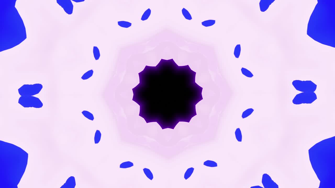 Abstrakt kaleidoskopmønster