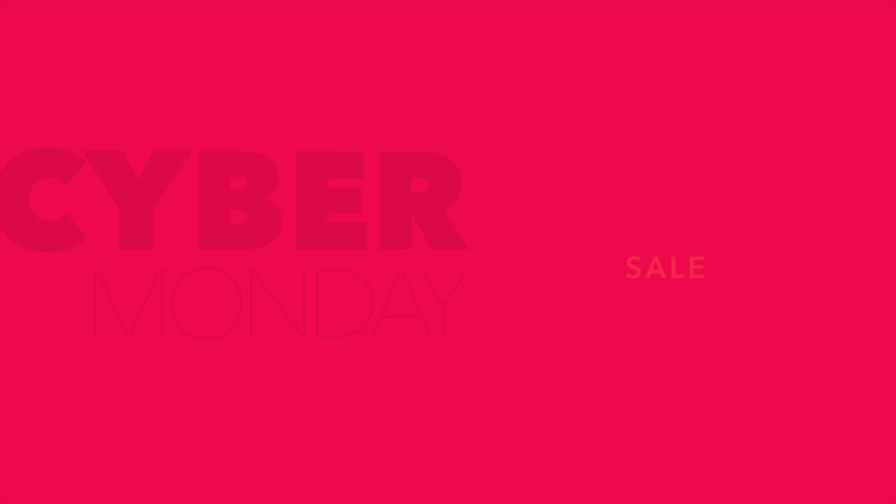 lunes cibernético en degradado moderno rojo