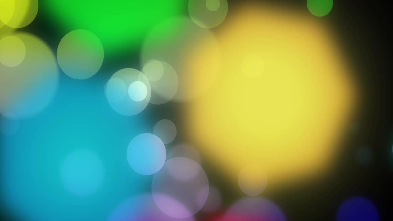 animación de luces de hadas de navidad parpadeando sobre un fondo negro