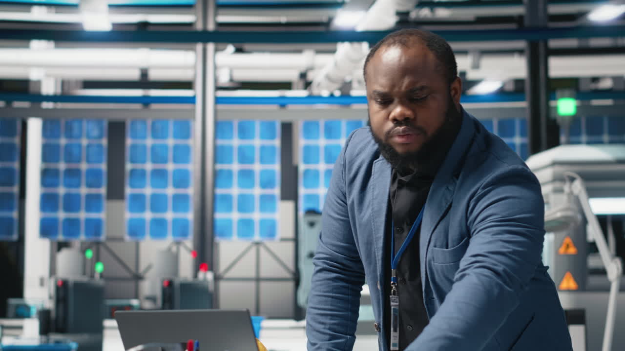 Man working in a factory
