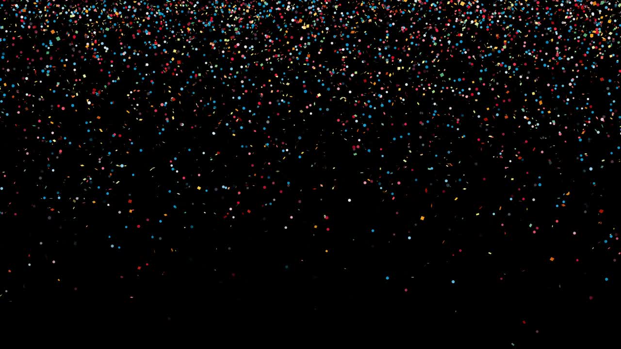 다채로운 콘페티 레인 스 4k