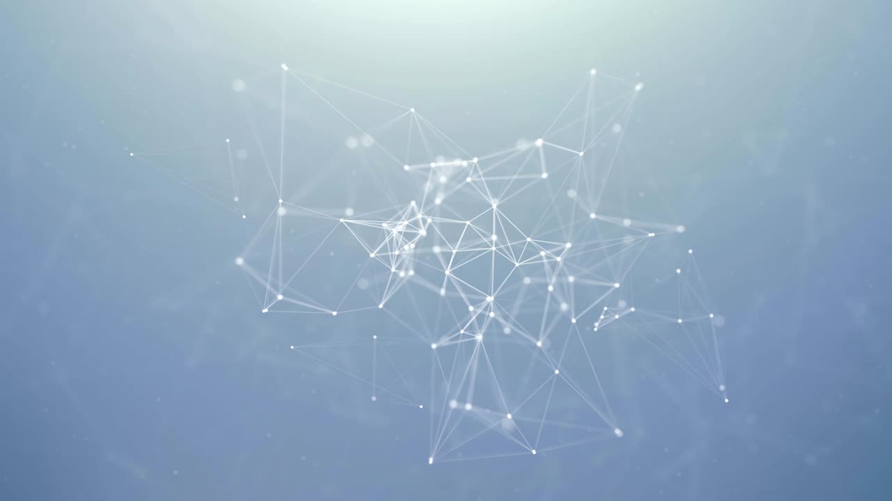 fondo de red poligonal gris y blanco.