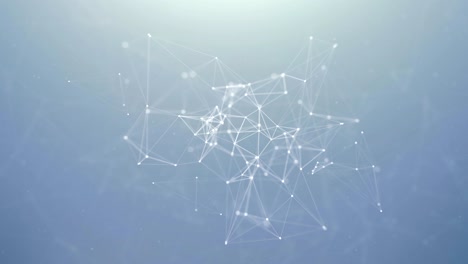 gray and white polygonal network background.