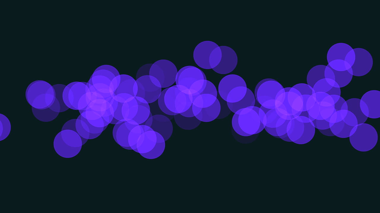 Image showcases multiple purple circles forming a circular layout against a dark backdrop, creating a visually appealing and geometric design