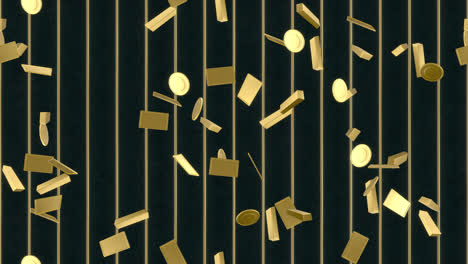 Gold-background-loop-tile-swirling