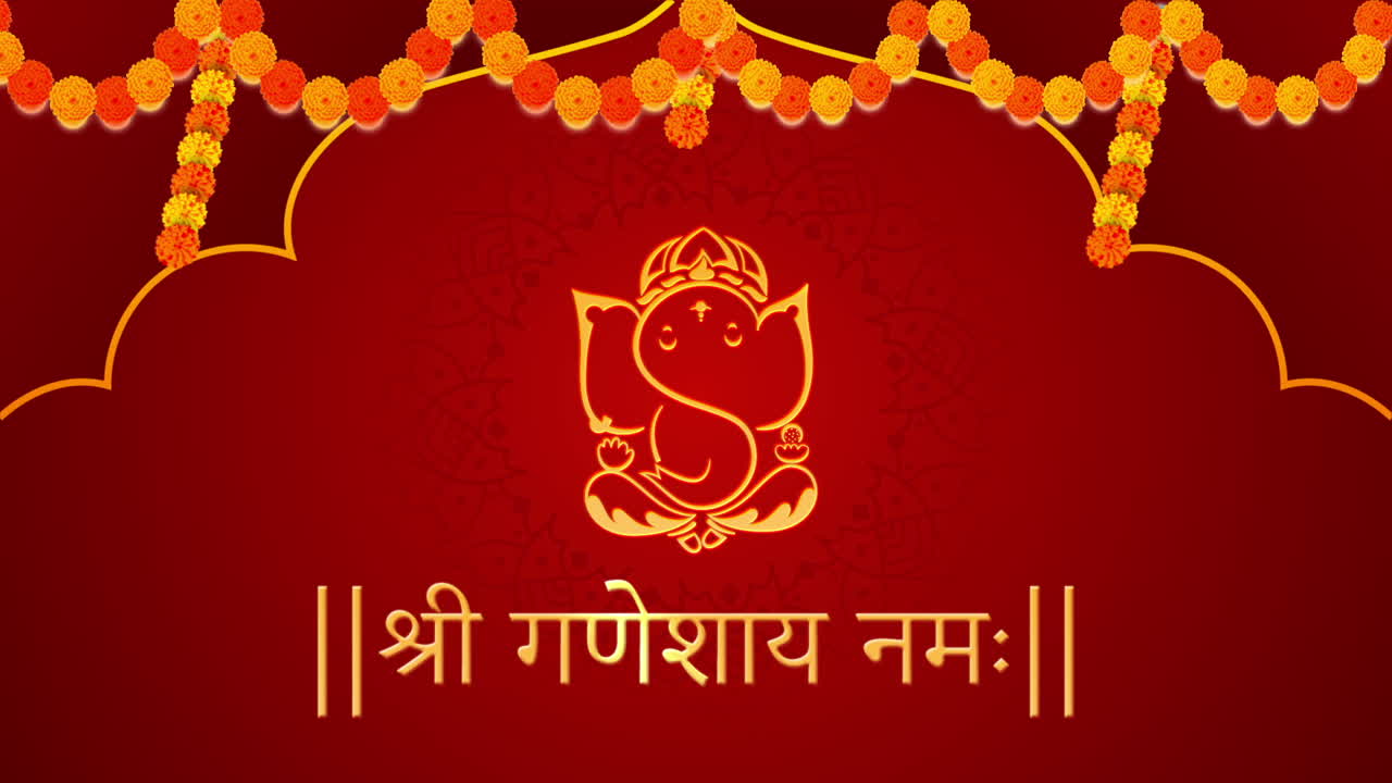 Invito a nozze indiano Shree Ganeshaay Namahh_JP.