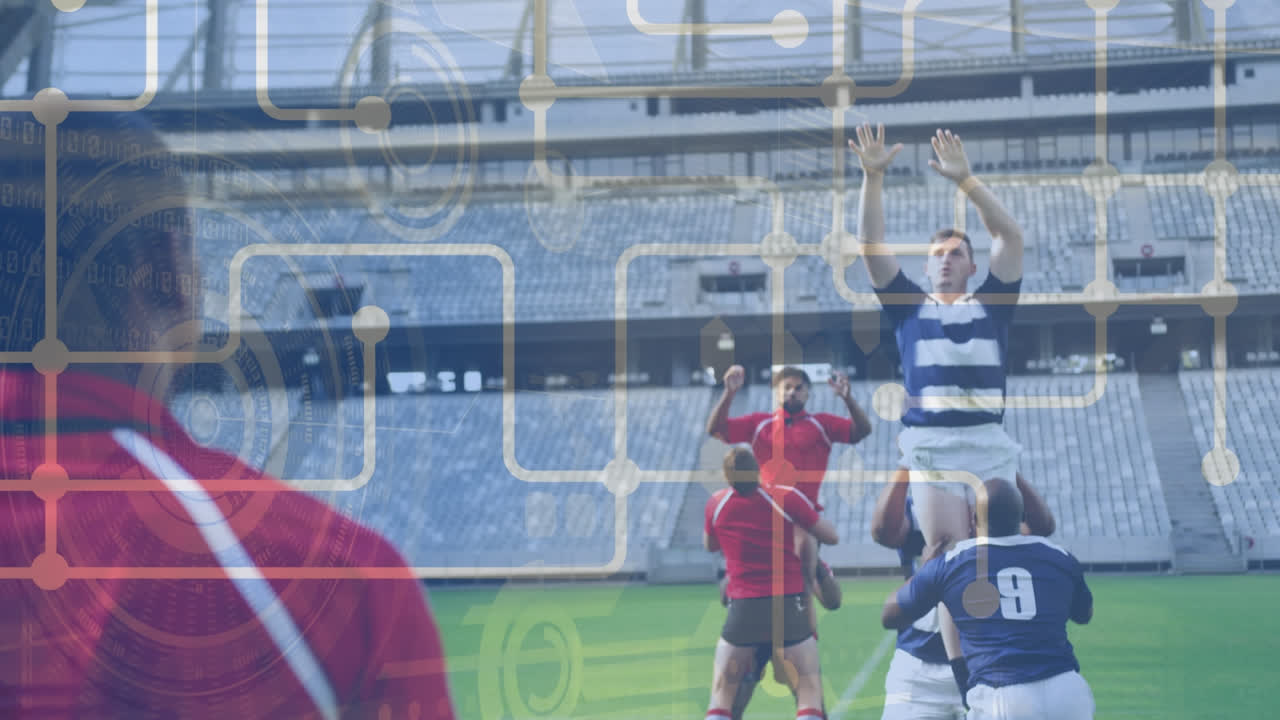 축구 선수들에 대한 연결 네트워크의 활성화