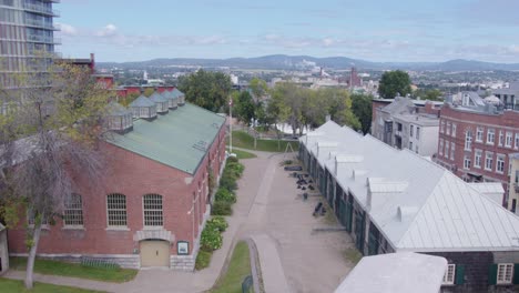 Wide-View-of-the-Fortifications-of-Quebec-National-Historic-Site-in-Quebec-City