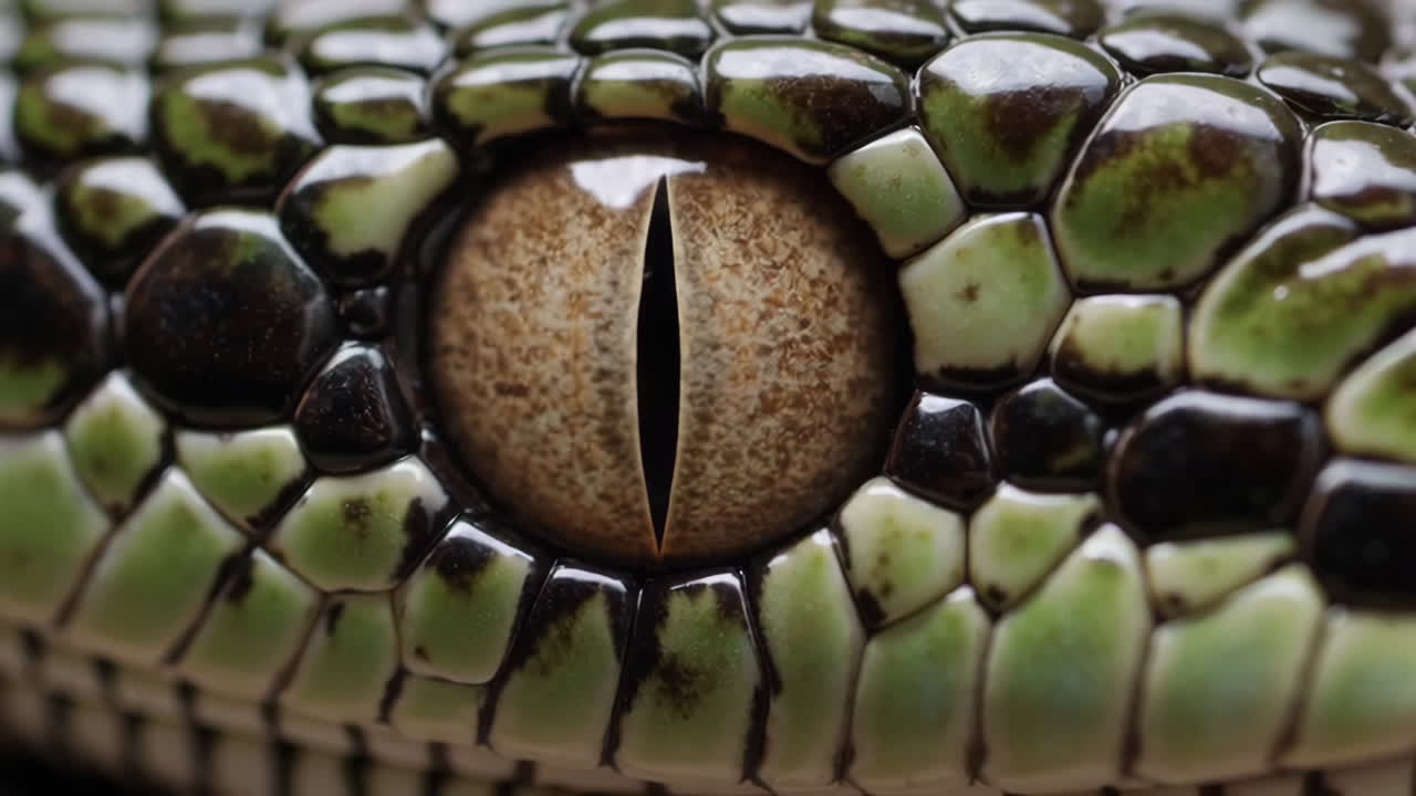 Close-up of a Snake's Eye