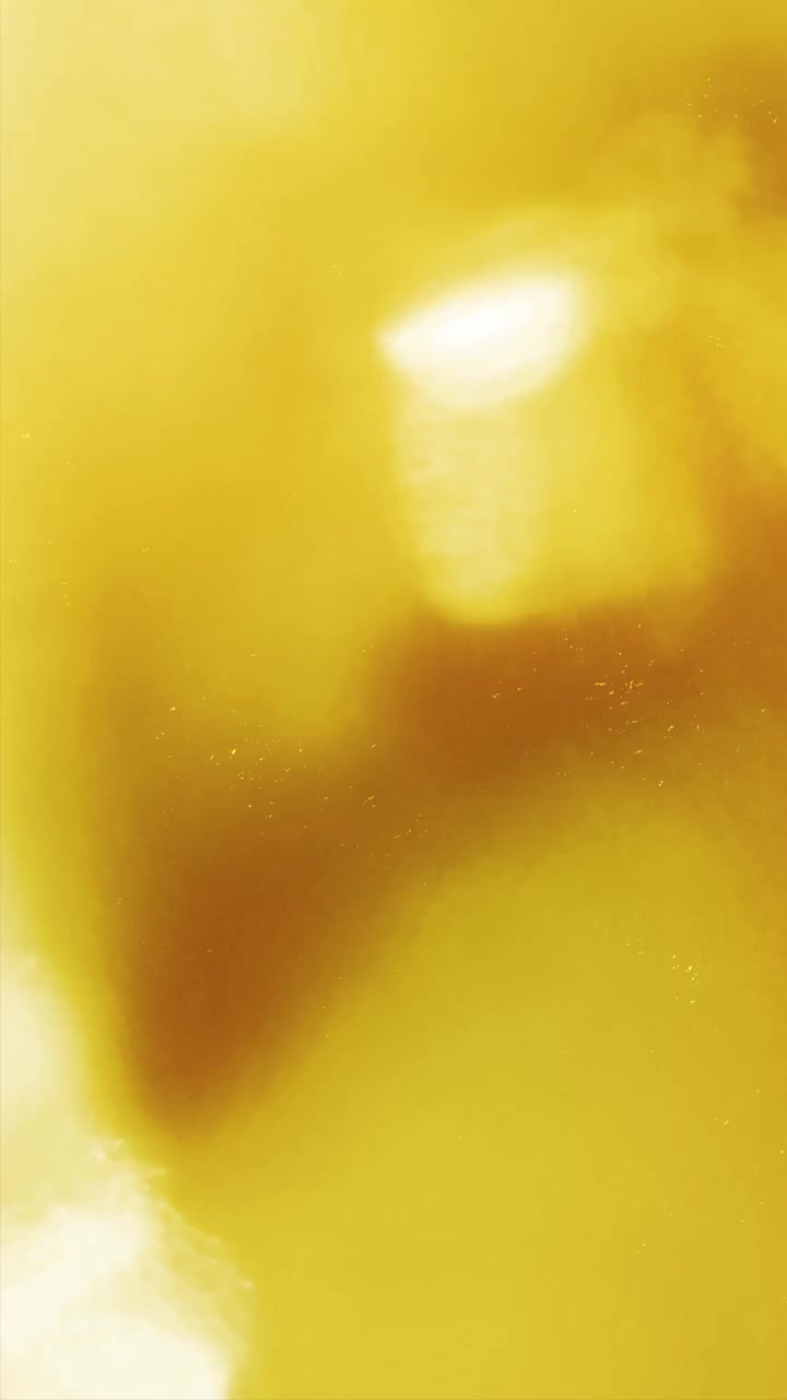 Transiciones Bokeh y Fugas de Luz Abstractas en Amarillo y Dorado