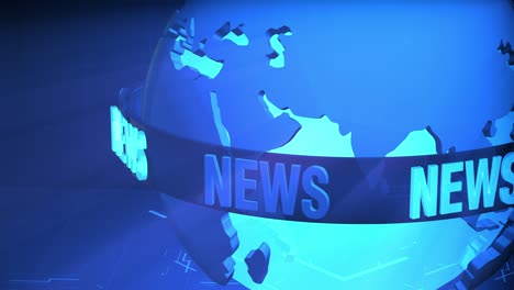 3d world news background loop