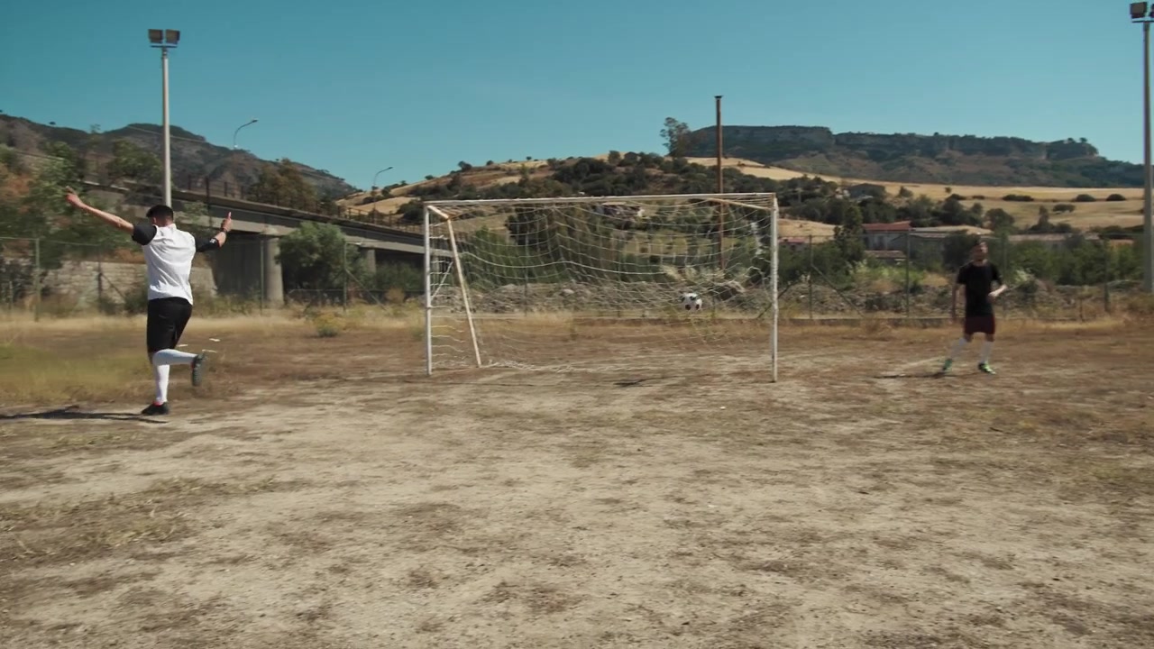 Teammates Linking Up To Score A Great Goal