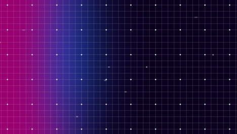 Dots moving on a grid