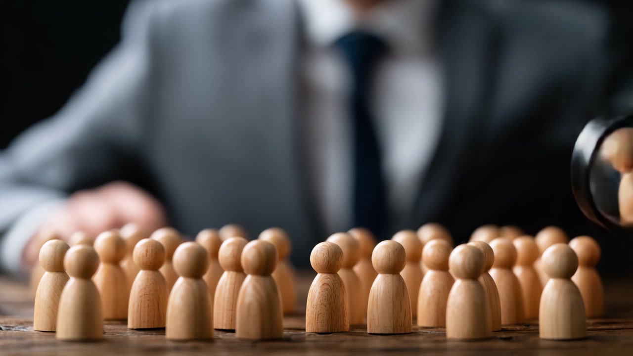 Analyzing Leadership Dynamics: A Professional Examines Key Attributes Among Wooden Figurine Representatives in a Focused Business Setting