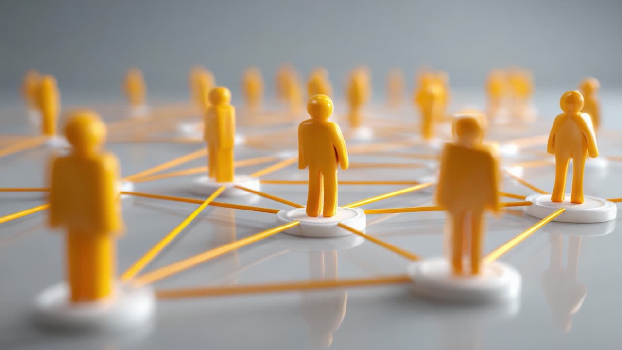 Conceptual Representation of Social Networking: A Visual Exploration of Connectivity and Interaction in a Digital Landscape