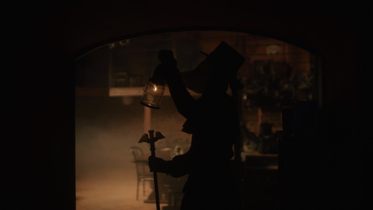 Plague Doctor in Historical Setting