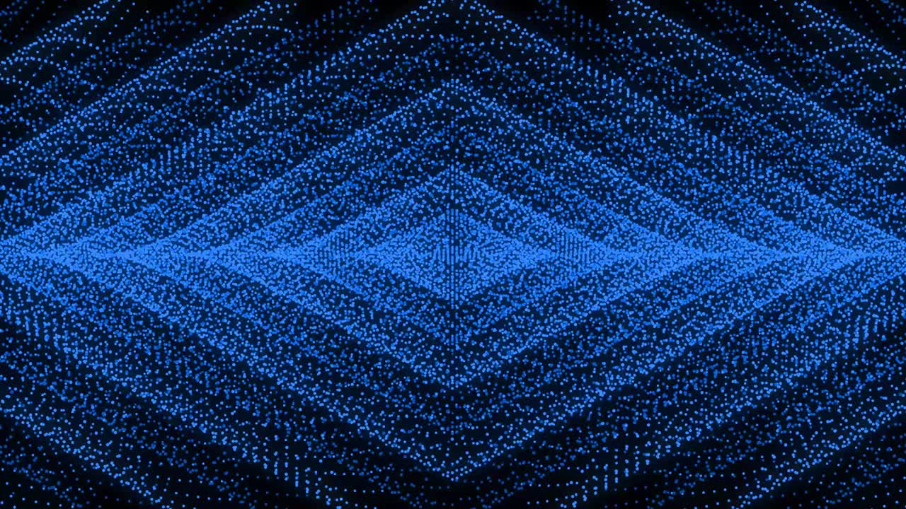 Blue color Dot Shape Pattern animation motion graphics