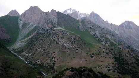 alay mountain range in the osh region of kyrgyzstan