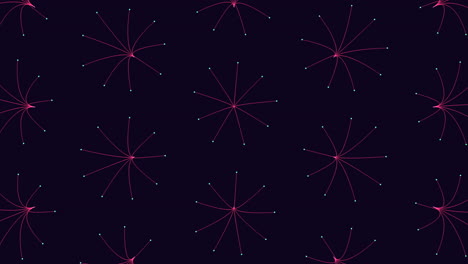 un patrón de fuegos artificiales coloridos