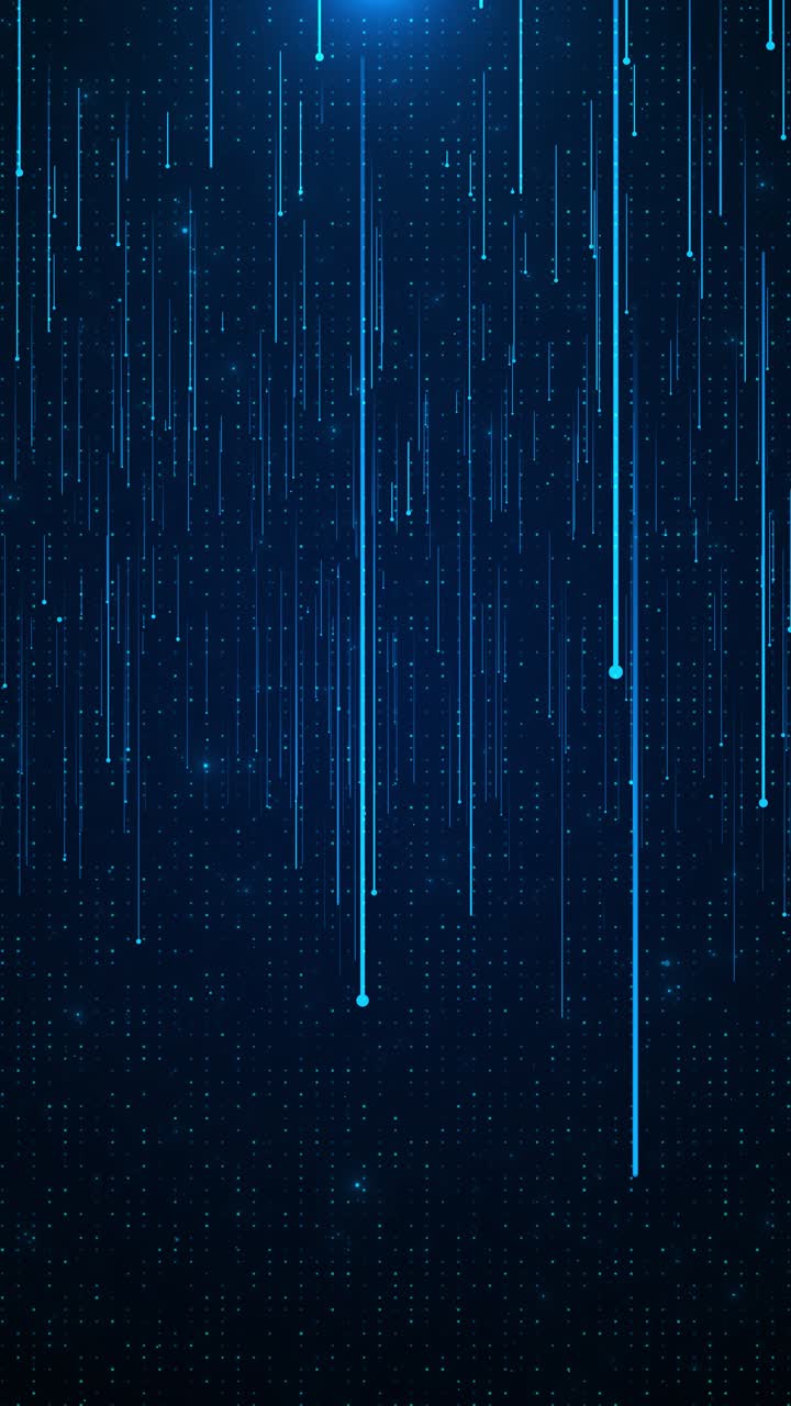 Flusso di dati digitali futuristico, data science, machine learning, connessioni globali ad alta velocità, dati