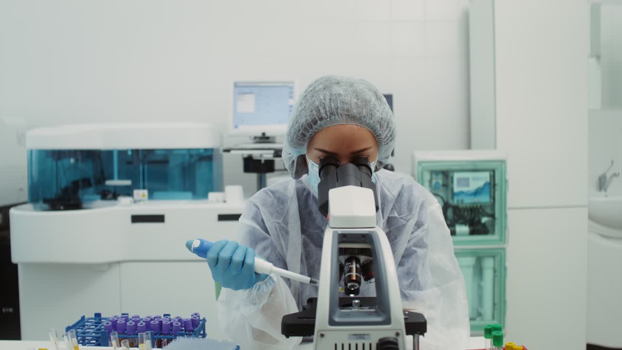 Scientist Working in a Laboratory