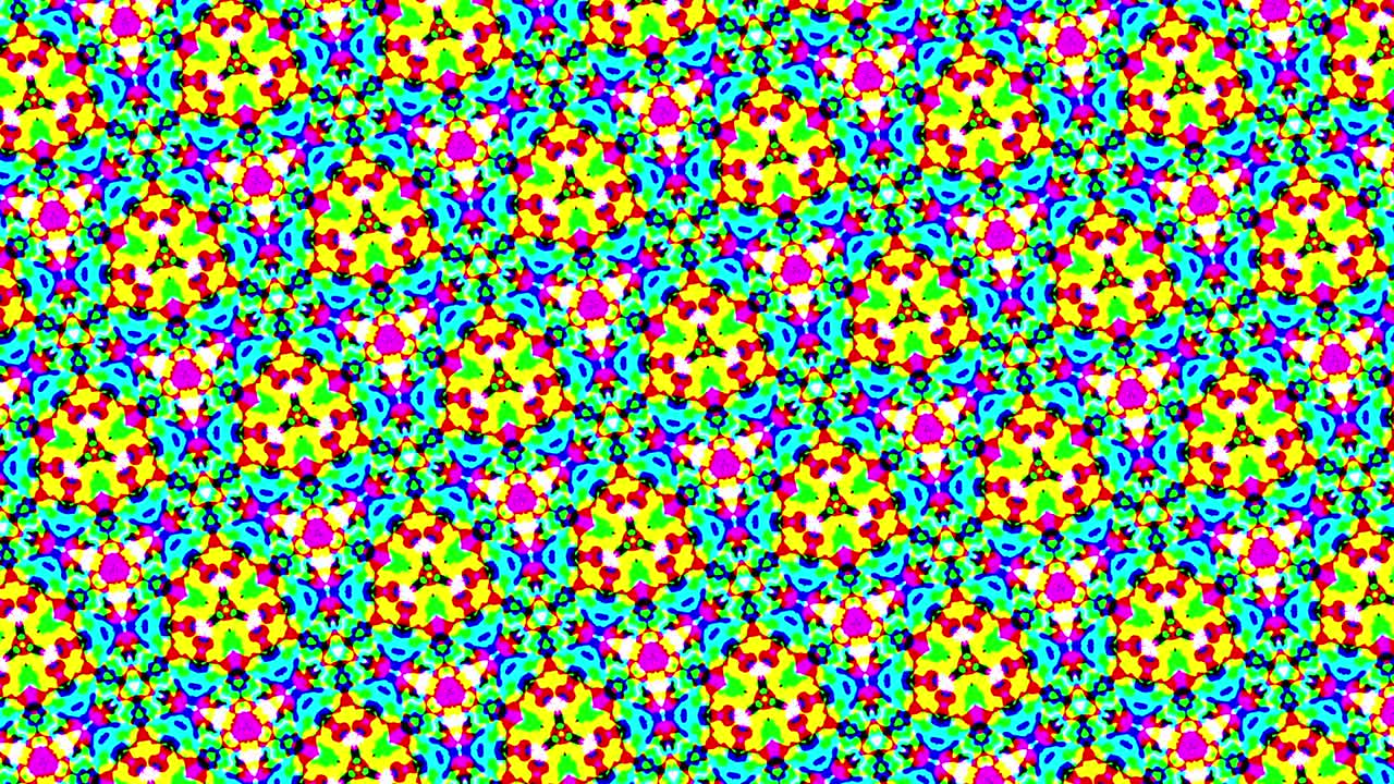 Hypnotism. Hypnosis. Kaleidoscopic looping