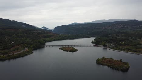 haliacmon river view from above