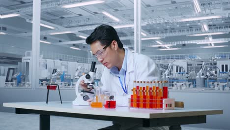 scientist working in a modern laboratory
