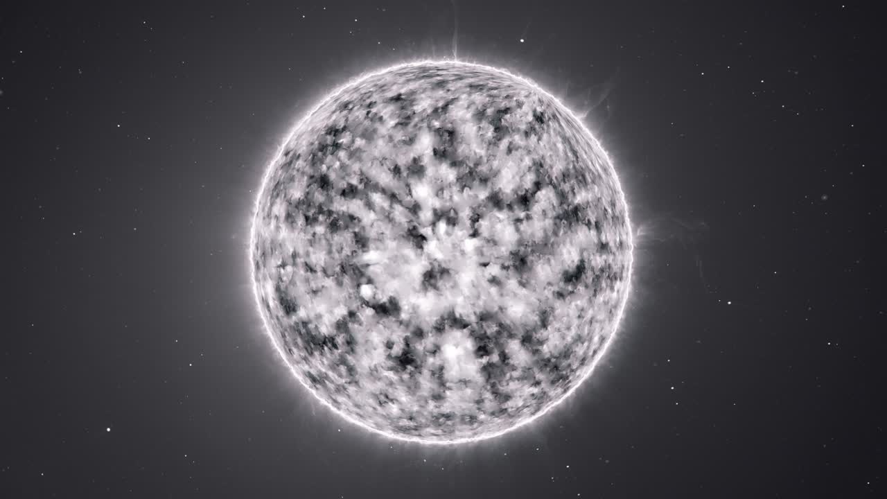 излучение небесного тела белый карлик на фоне звезд в космическом пространстве