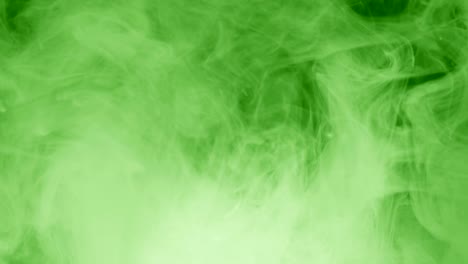 green abstract background with smoke effect