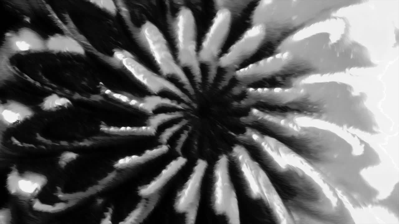 Abstracto Diseño en espiral en blanco y negro