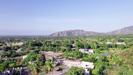 town of neiba in rural countryside, dominican republic