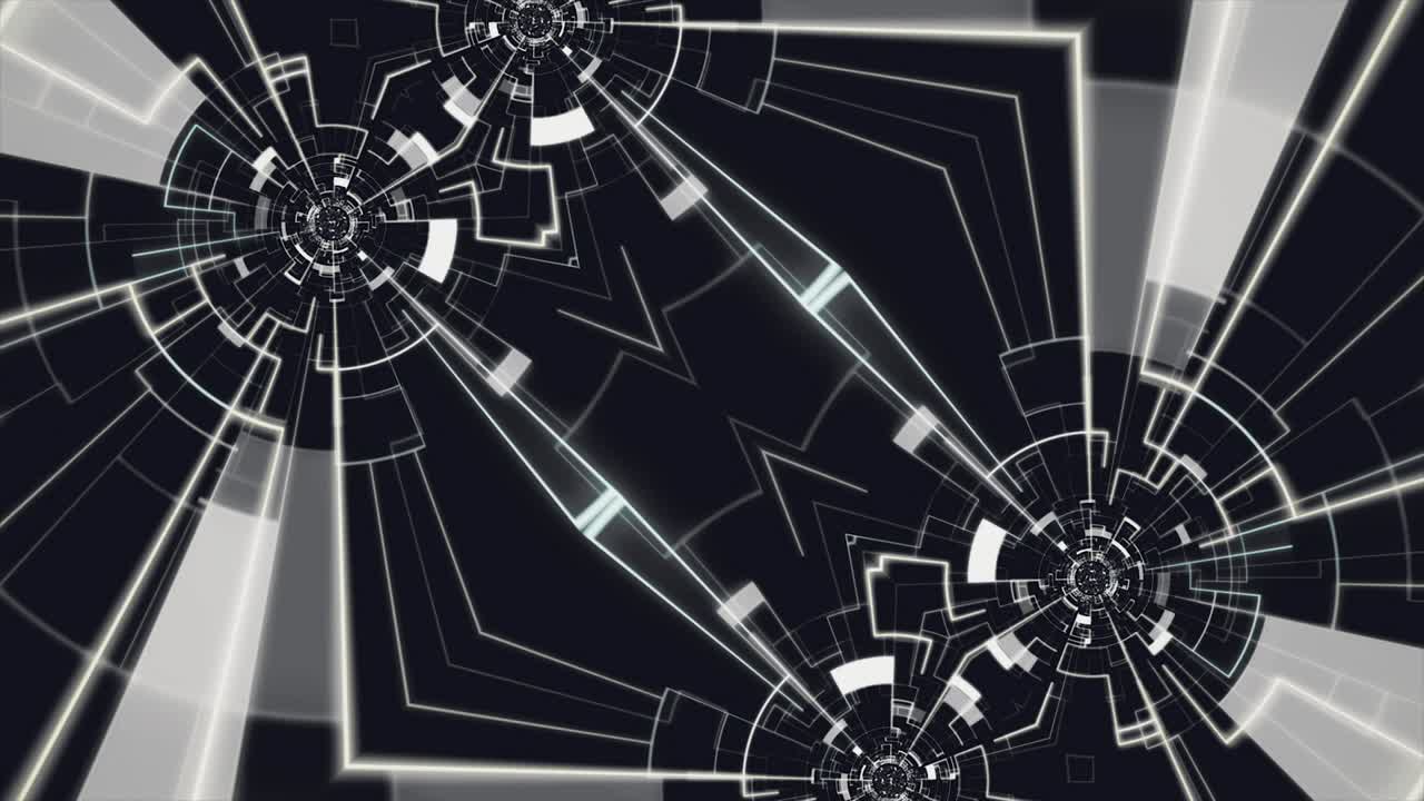 Hi Tech Digital Geometric Disco Loop
