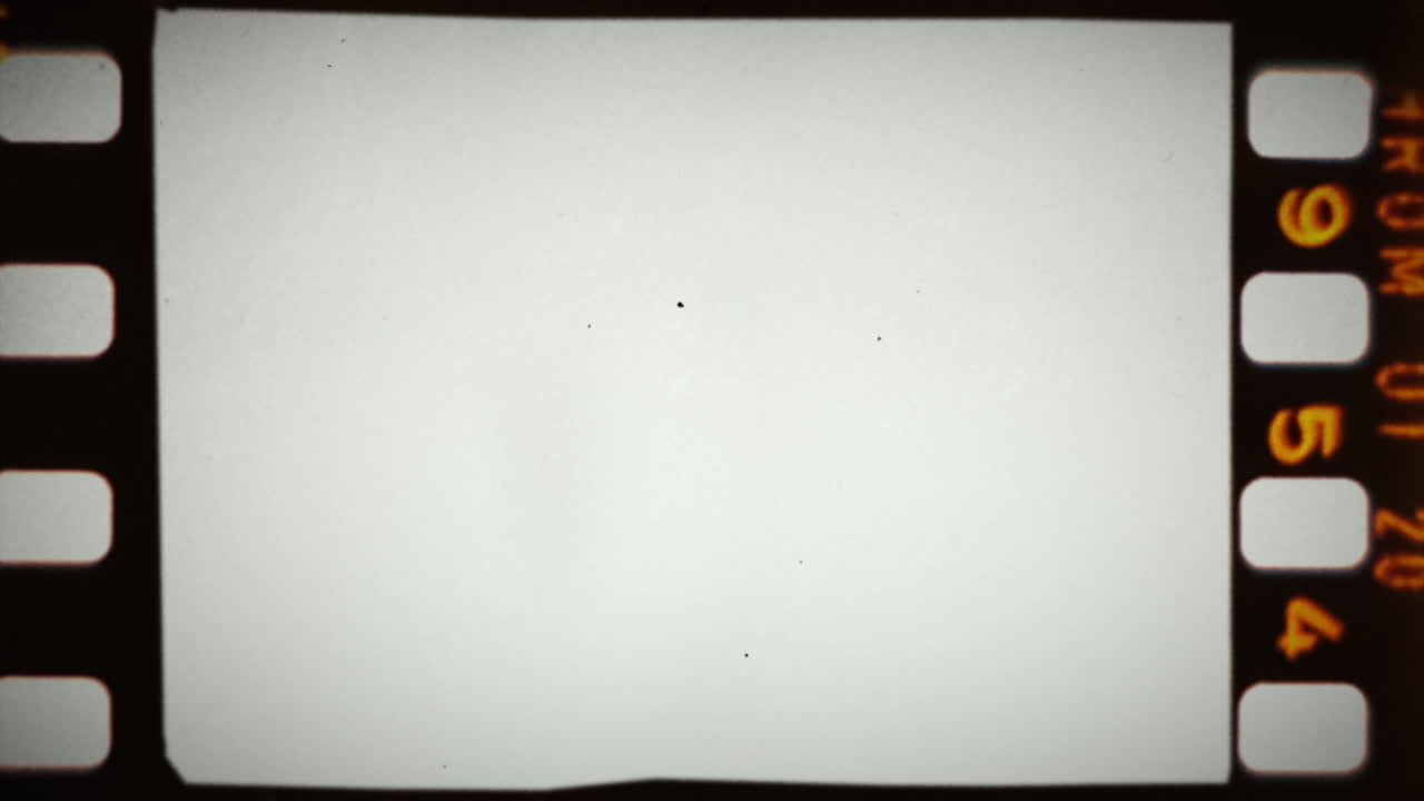 Real 35mm film frame overlay - dirty and old