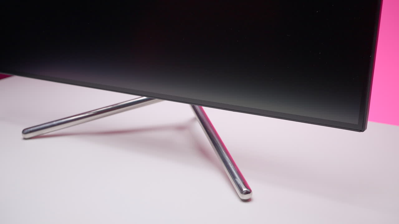 컴퓨터 모니터의 클로즈업